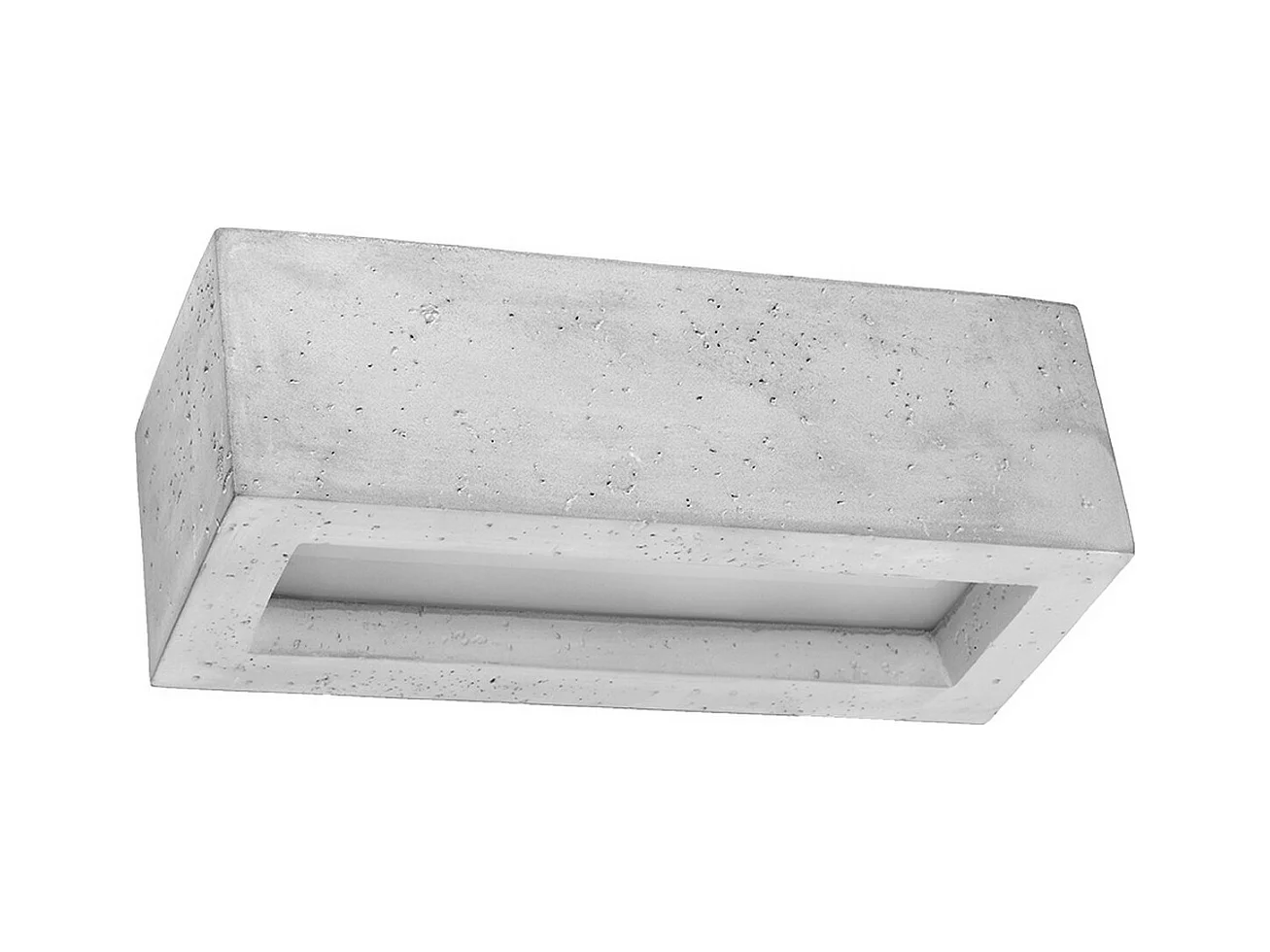 Sollux Lighting Vega Applique murale Up & Down gris béton, 30 cm