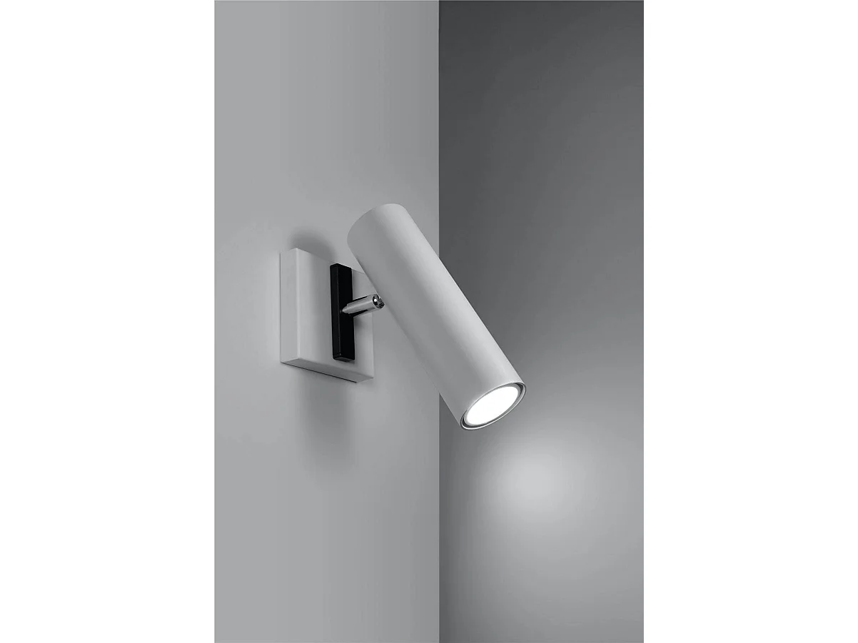 Sollux DIREZIONE - 1 Faretto Luce Bianco, GU10