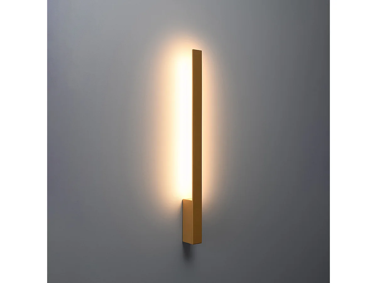 Sollux Lahti Integrierte LED-Wandleuchte Golden