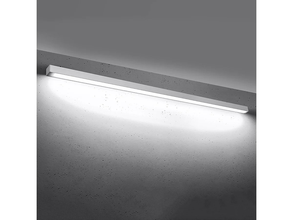 Sollux Pinne Integrierte LED-Wandleuchte Weiß