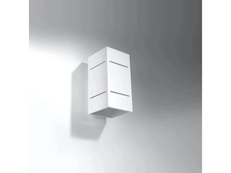 Sollux BLOCCO Applique murale à 1 lumière, blanc, G9