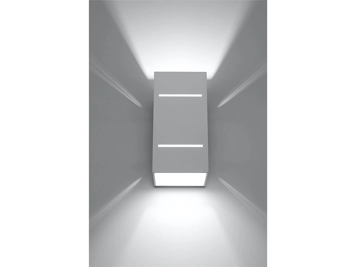 Sollux BLOCCO Applique murale à 1 lumière, blanc, G9