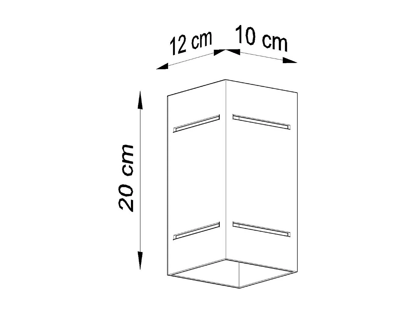 Sollux BLOCCO Applique murale à 1 lumière, blanc, G9