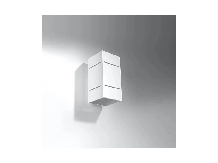 Sollux BLOCCO Applique murale à 1 lumière, blanc, G9