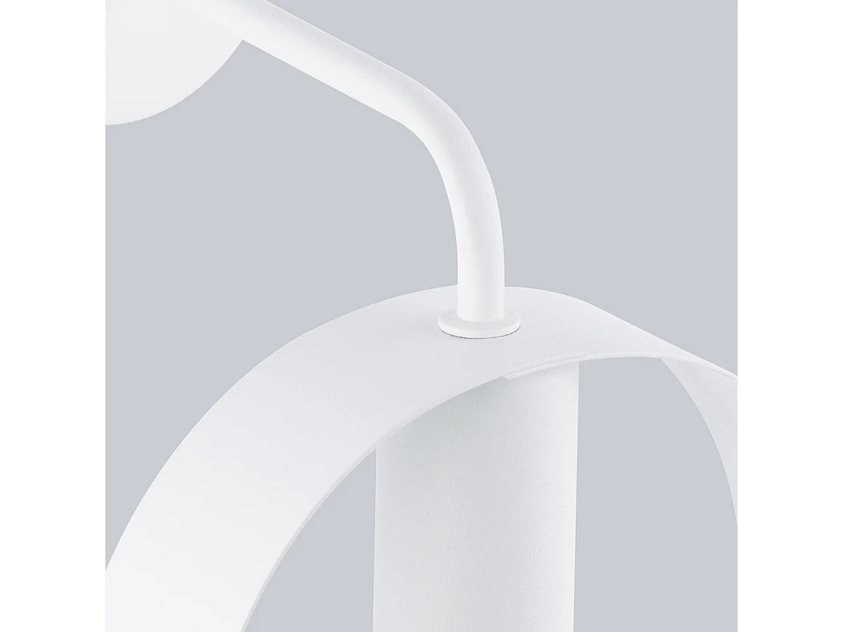 Wandlampen Titran Modern Van  - 1 Lichtbronnen - L.18 X H.25 Cm - Wit