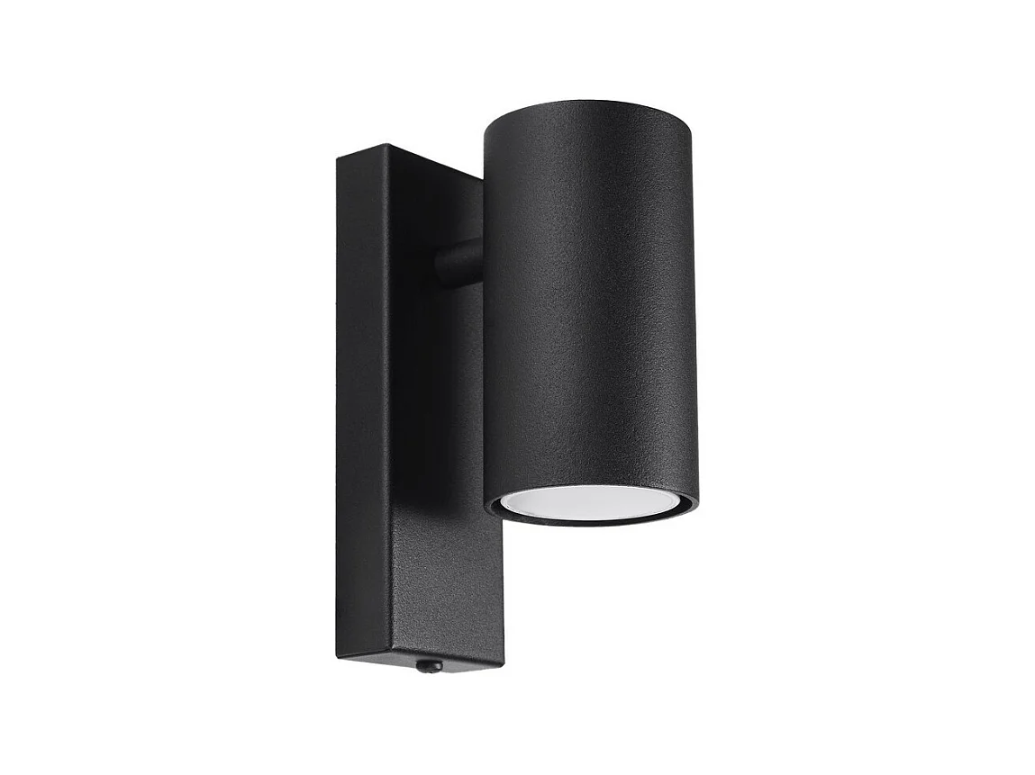 Sollux Lighting Utti Spot simple, noir, 1x GU10
