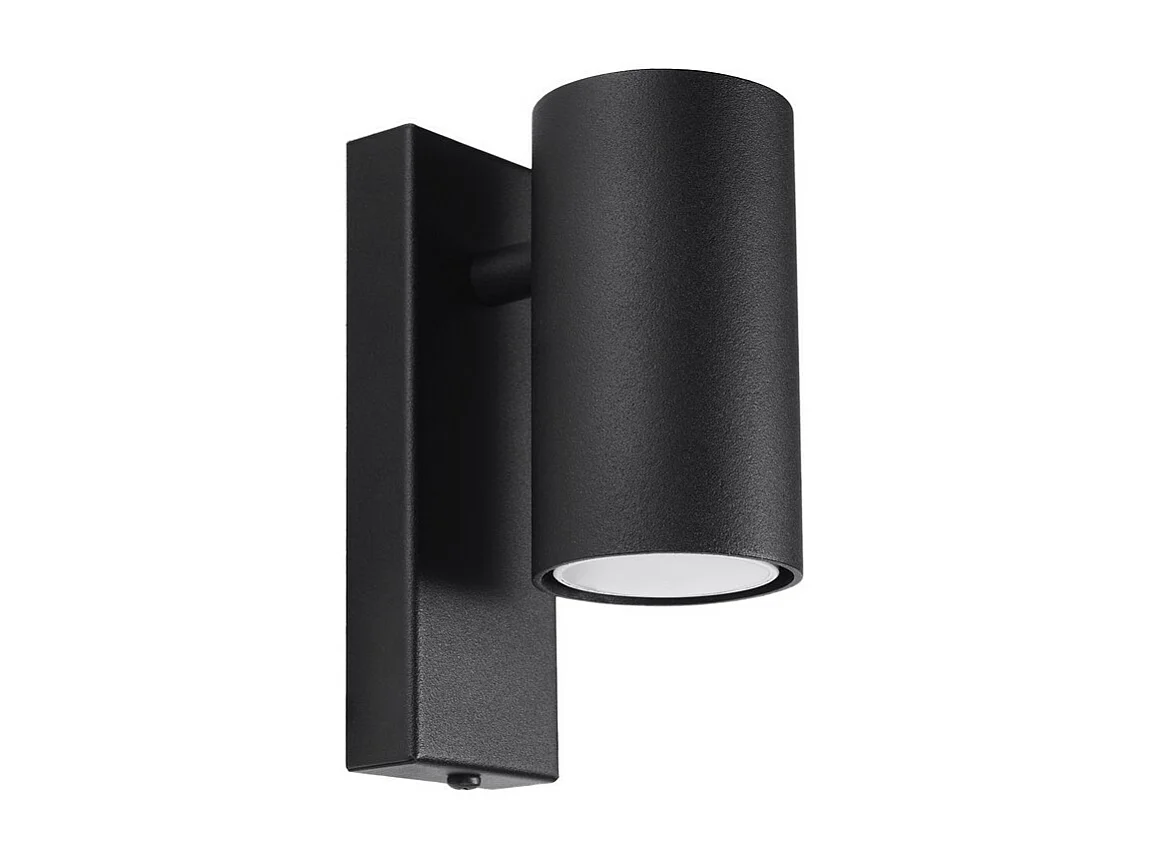 Sollux Lighting Utti Spot simple, noir, 1x GU10