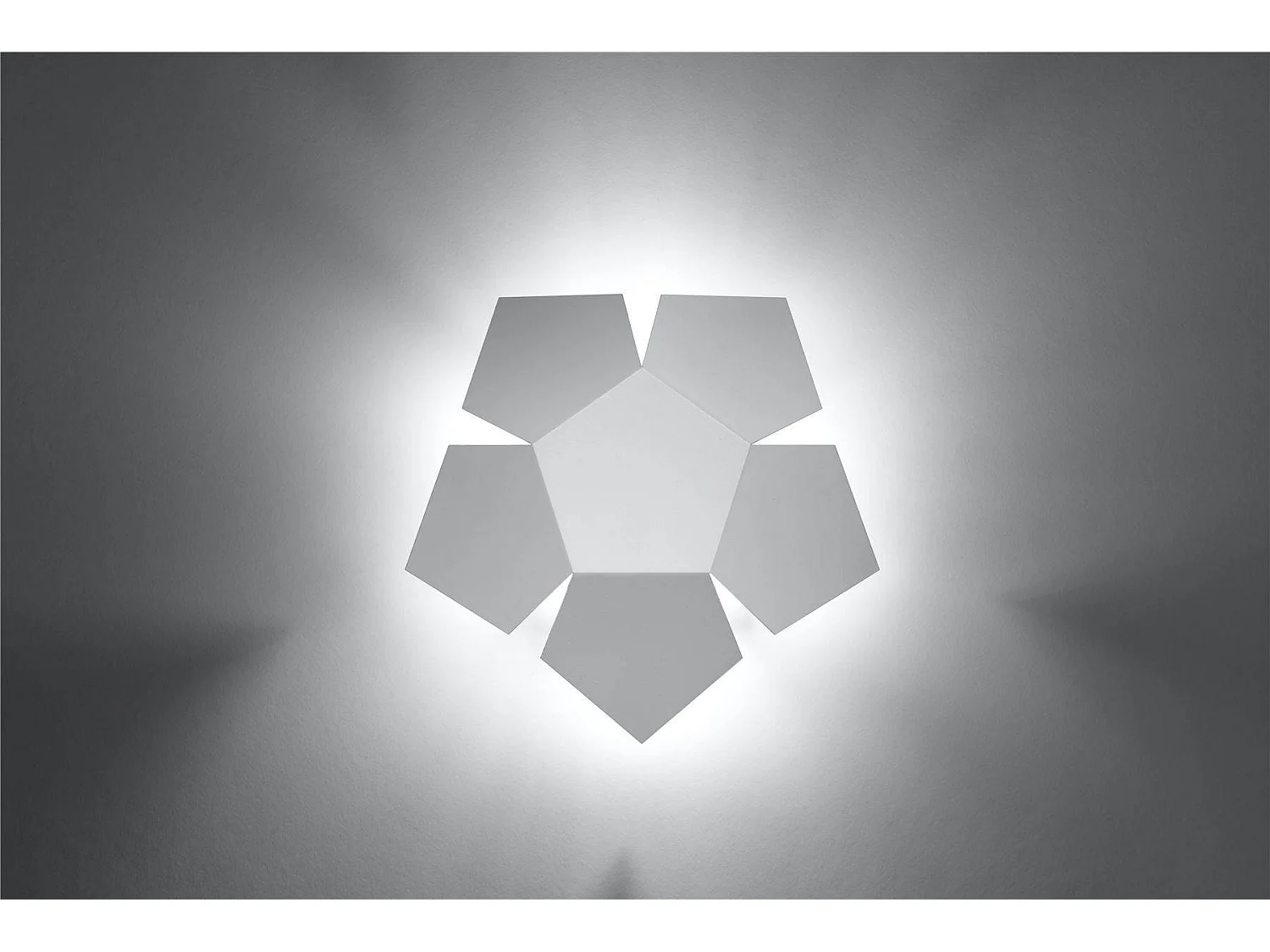 Sollux PENTA - Aplique de 2 luces Blanca, G9