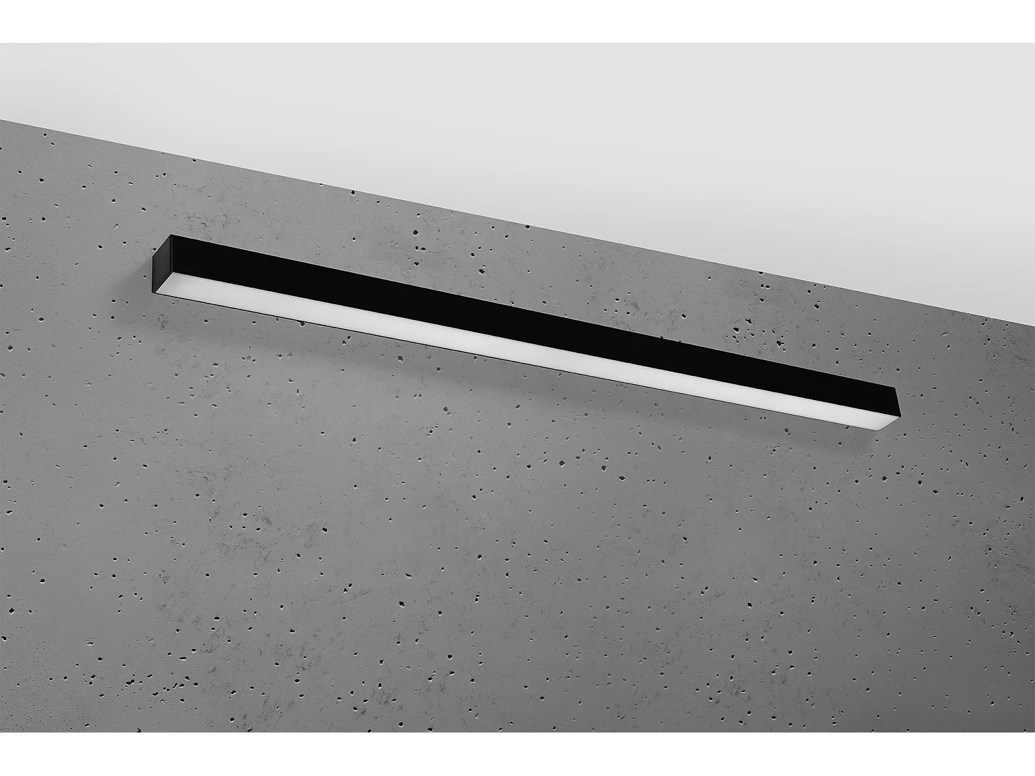 Integrated LED Flush Wall lichts Black 115cm 3000K Integrierte LED-Wandleuchten Schwarz 115cm 3000K