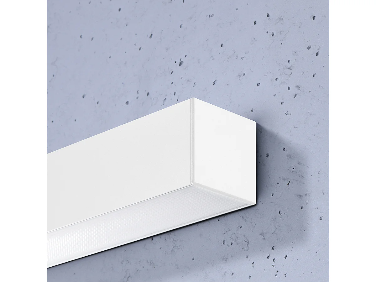 Applique da incasso a LED integrate bianche 95 cm 4000K Apliques empotrables LED Integrados Blancos 95cm 4000K