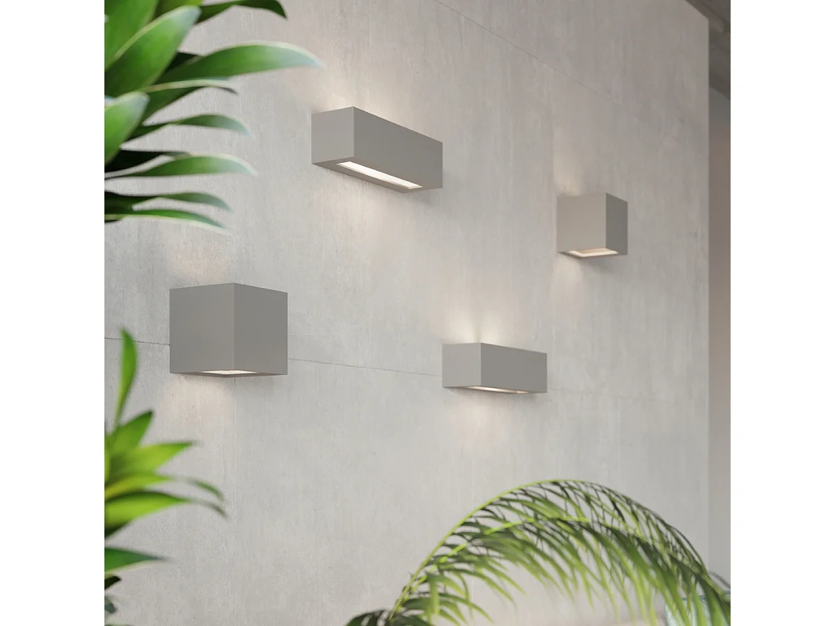 Sollux VEGA Appliques Up & Down Gris E27