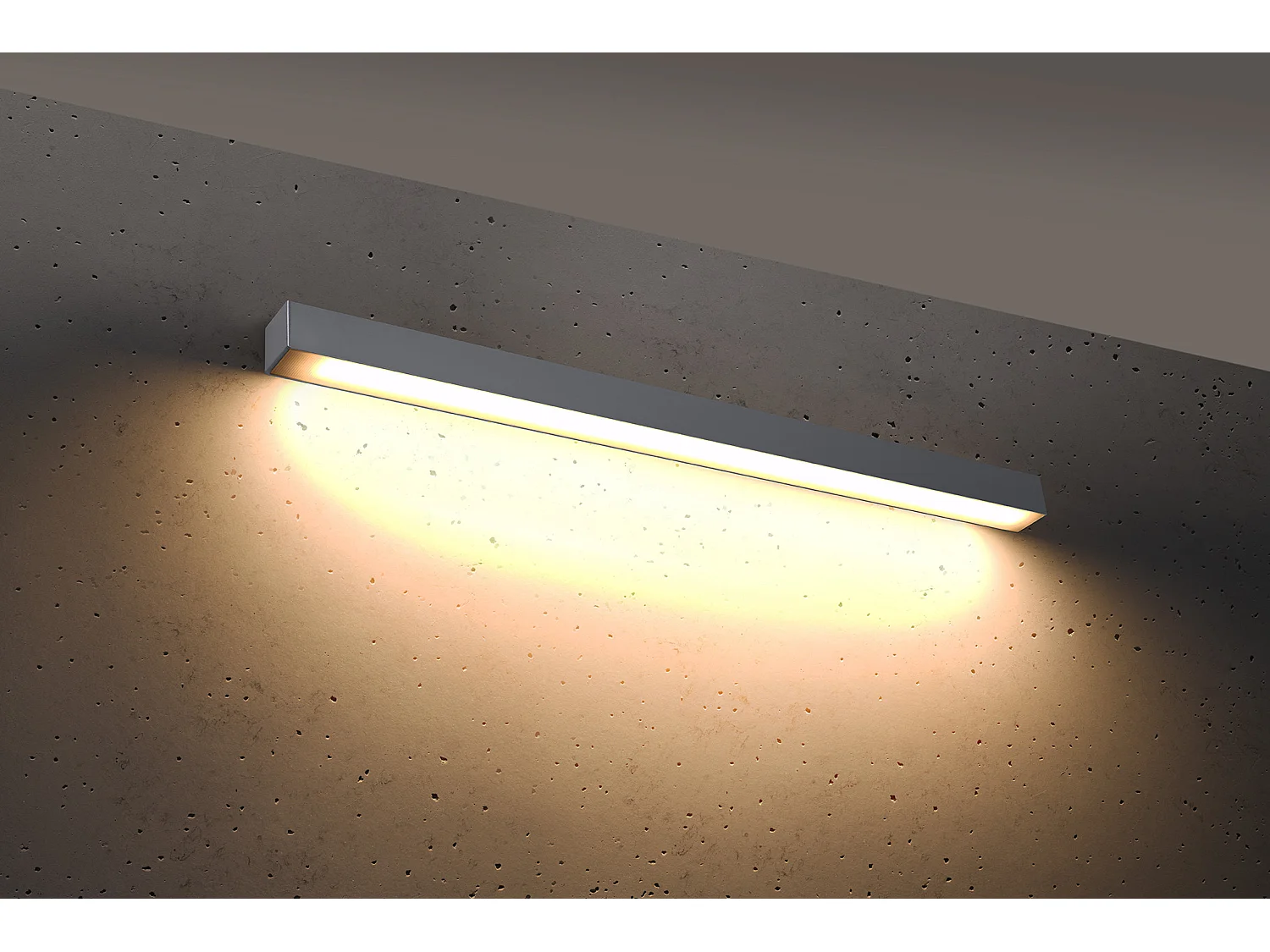 Integrierte LED-Wandleuchten Grau 95cm 3000K Applique LED da incasso integrate Grigio 95cm 3000K