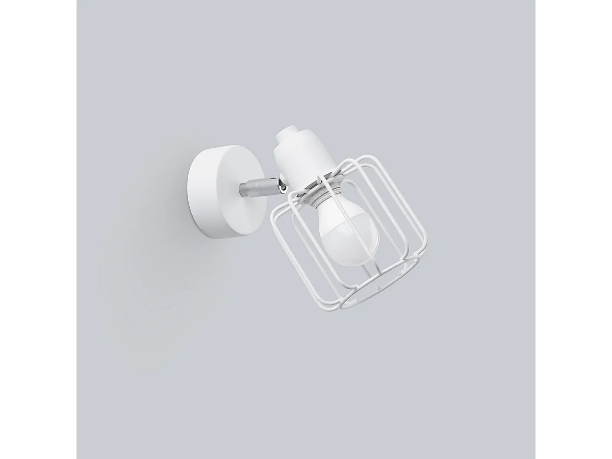 Wandlampen Beluci Modern Van  - 1 Lichtbronnen - L.14 X H.18 Cm - Wit