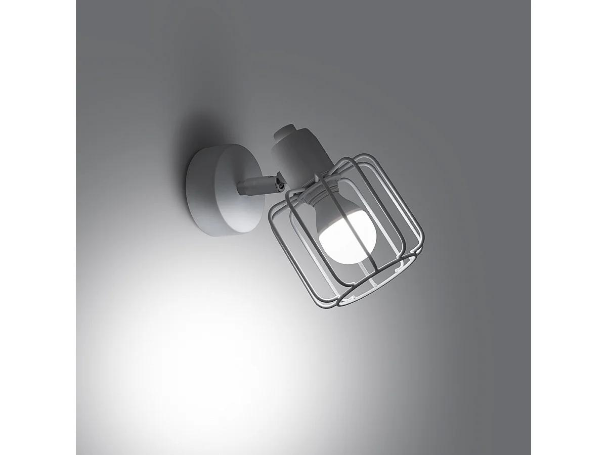 Wandlampen Beluci Modern Van  - 1 Lichtbronnen - L.14 X H.18 Cm - Wit