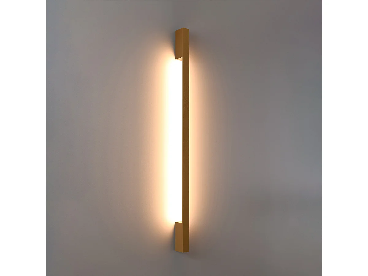 Sollux Sappo Integrierte LED-Wandleuchte Golden