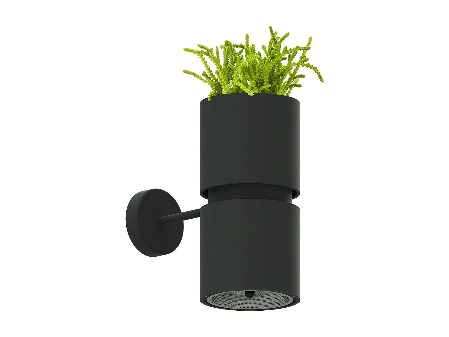 Lampada da parete nera GU10/ES111 Aplique de pared Negro GU10 / ES111