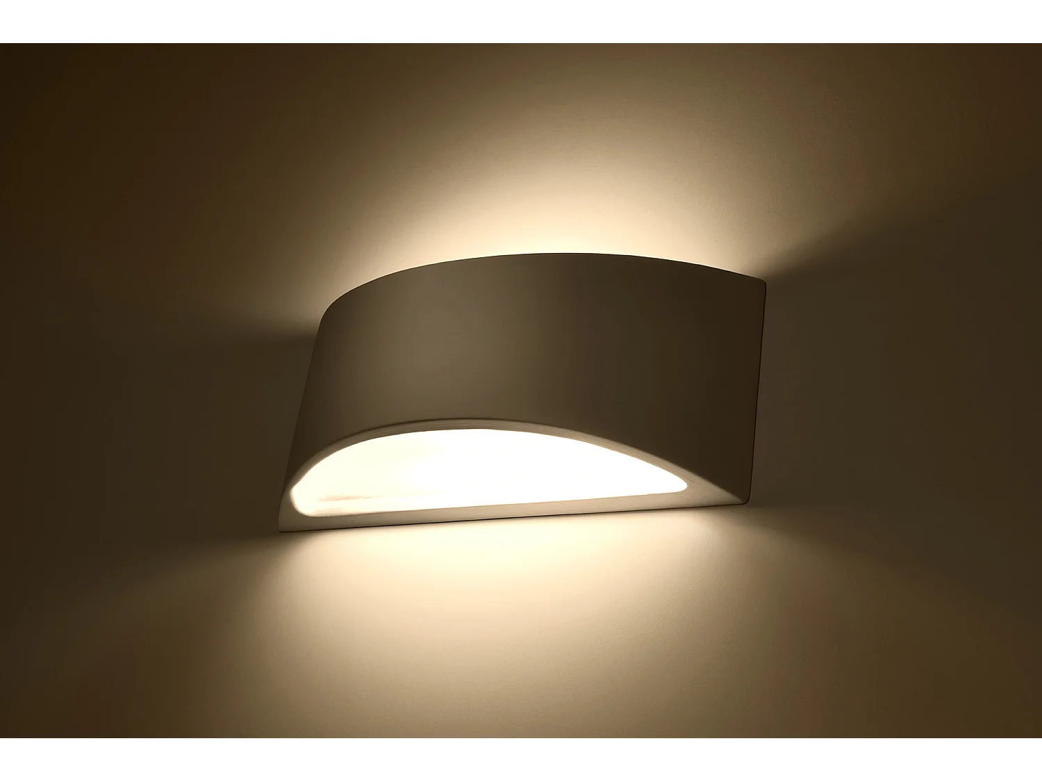 Sollux VIXEN Up & Down Applique en plâtre Blanc G9