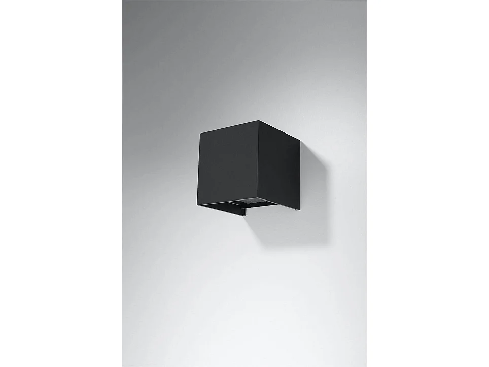 Sollux LUCA Applique murale LED 1 Light Up Down Flush Noir