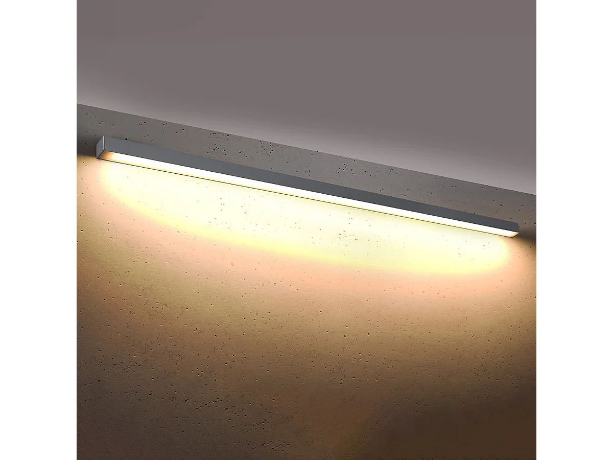 Sollux Pinne Applique Led Intégrée Gris