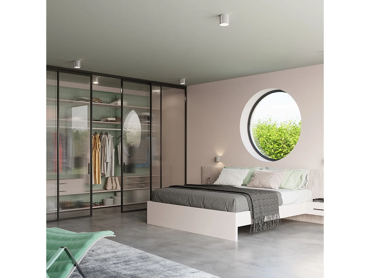 Sollux INEZ Plafonnier à 1 lumière, gris, G9