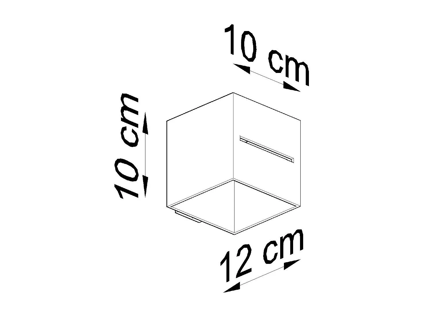 Sollux LOBO - 1 Light Up Down Wall Gris claro, G9