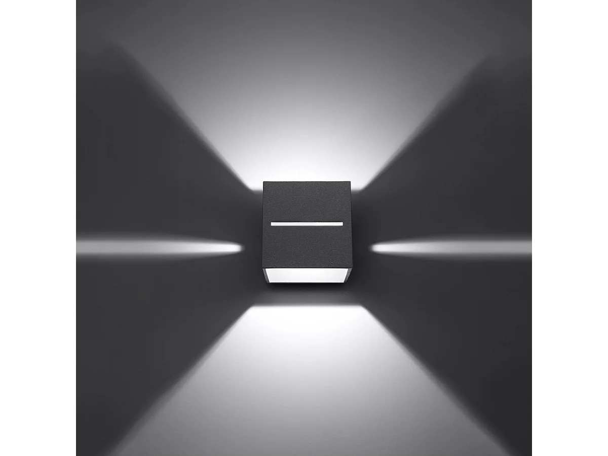 Sollux LOBO 1 Mur Light Up Down Gris Clair, G9