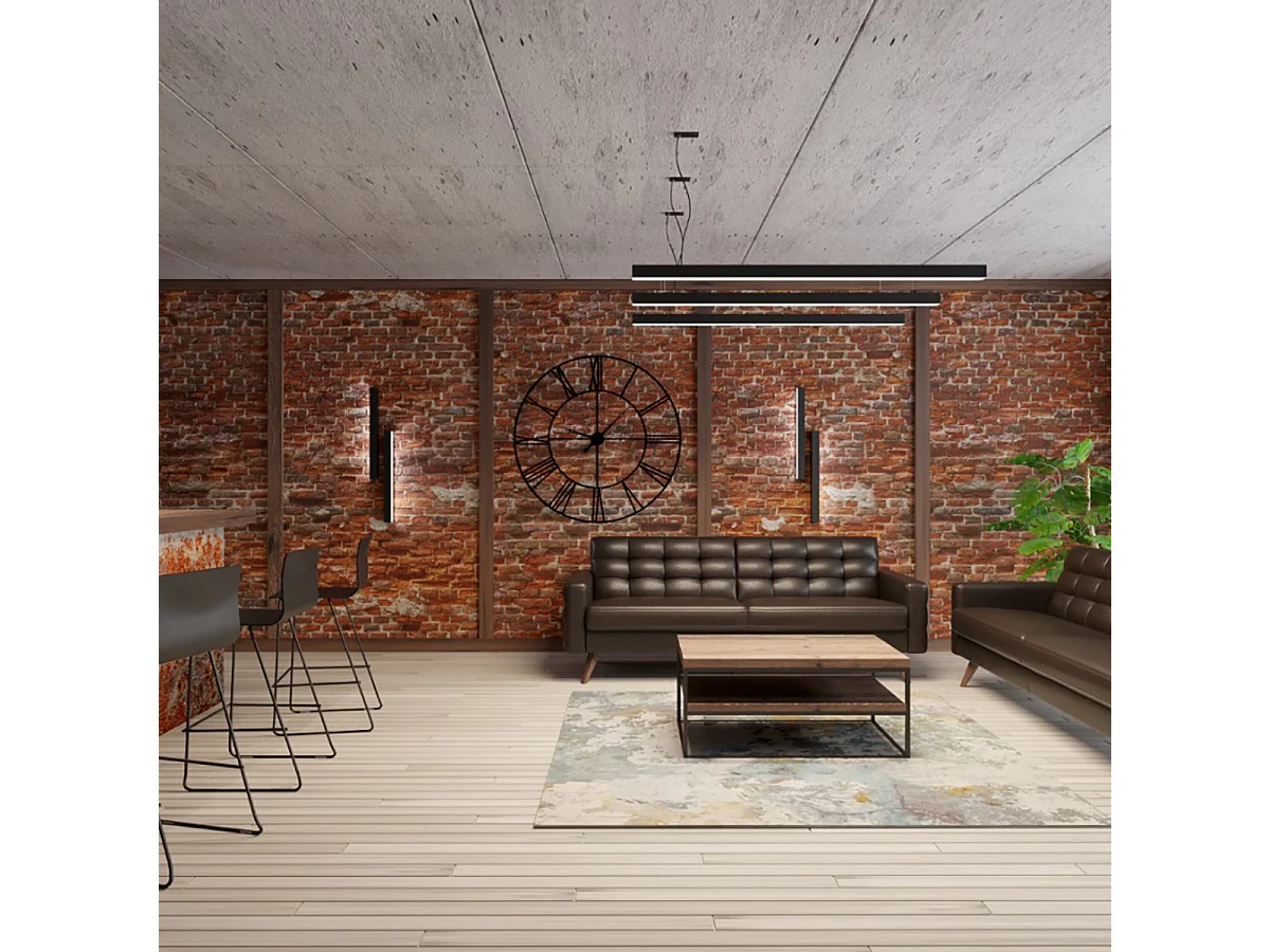 Sollux Pinne Aplique Led Integrado Negro