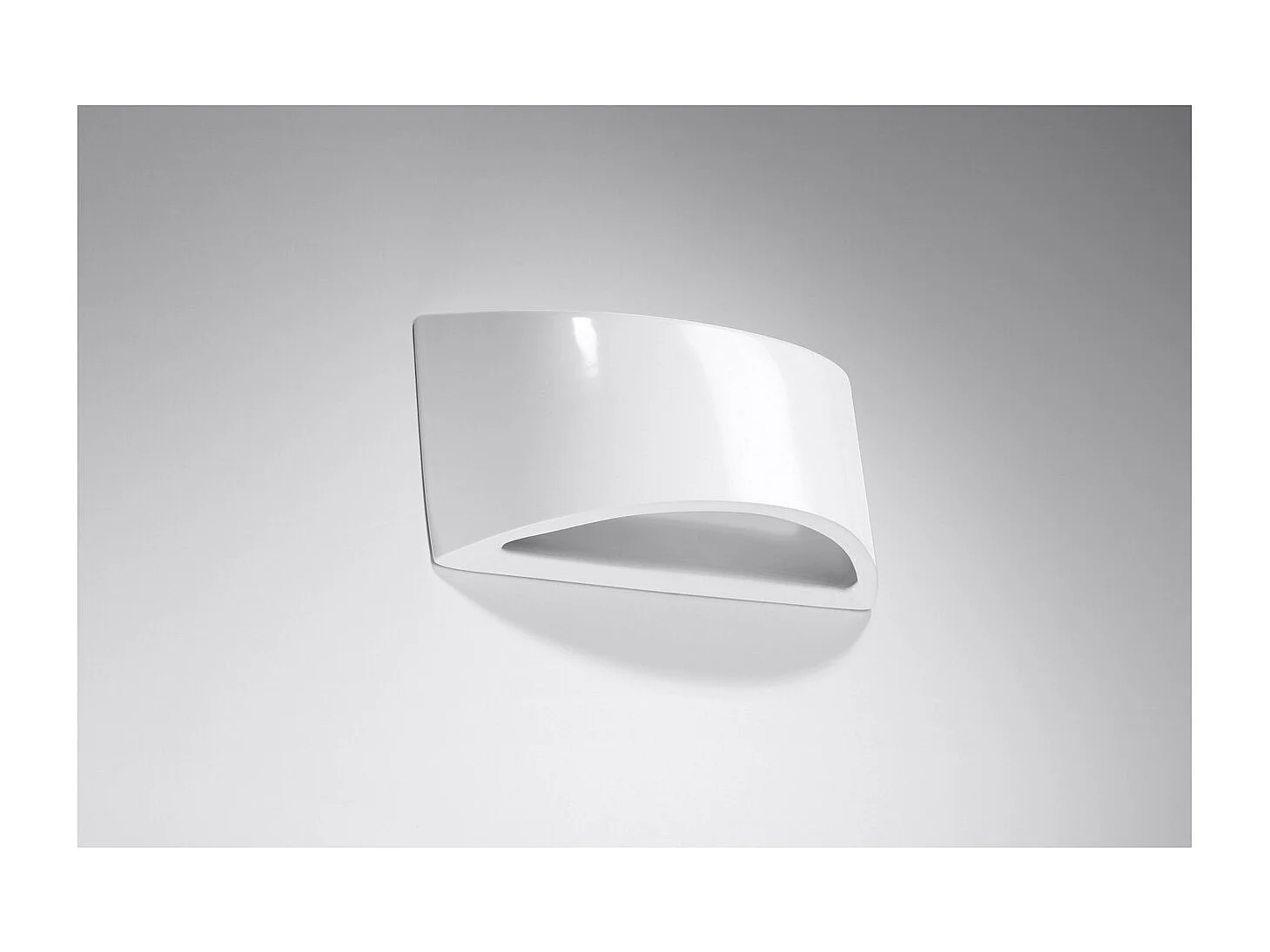 Wandlampen Vixen Modern Van  - 1 Lichtbronnen - L.31,5 X H.14,5 Cm - Wit