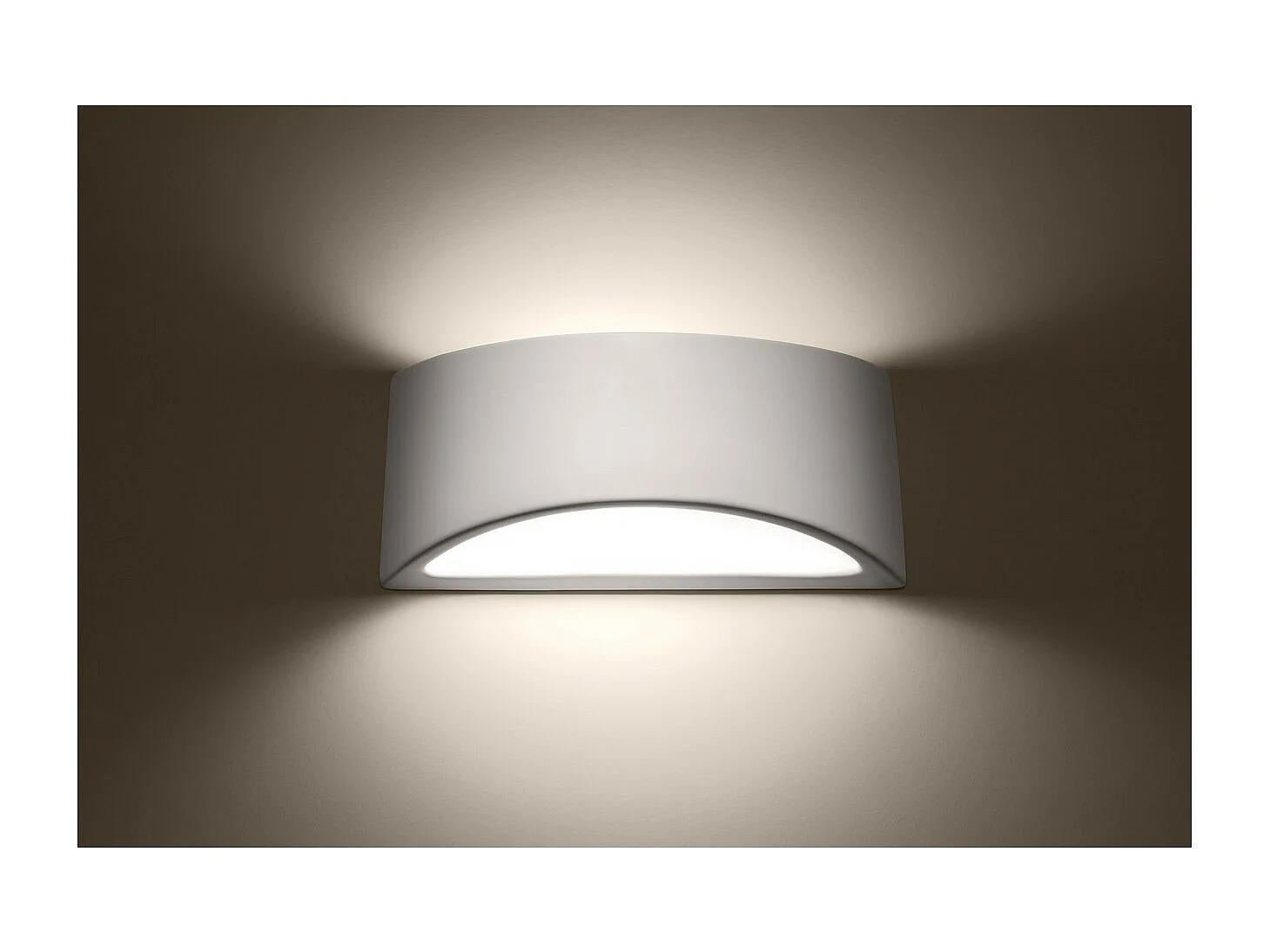 Wandlampen Vixen Modern Van  - 1 Lichtbronnen - L.31,5 X H.14,5 Cm - Wit