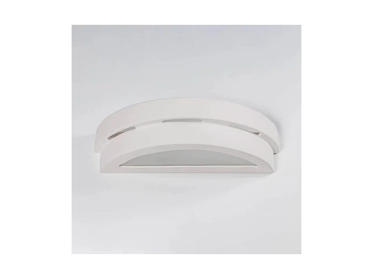 Wandlampen Helios Modern Van  - 1 Lichtbronnen - L.40 X H.10 Cm - Wit