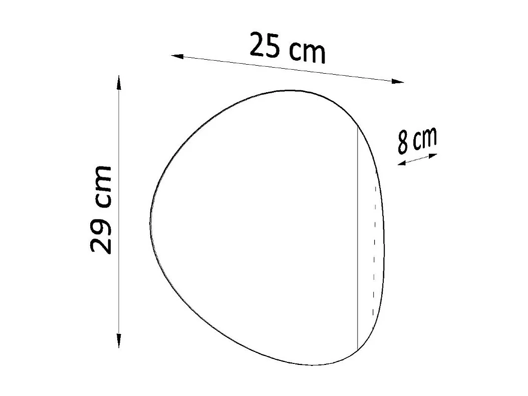 Sollux SENSES Applique affleurante Noir G9
