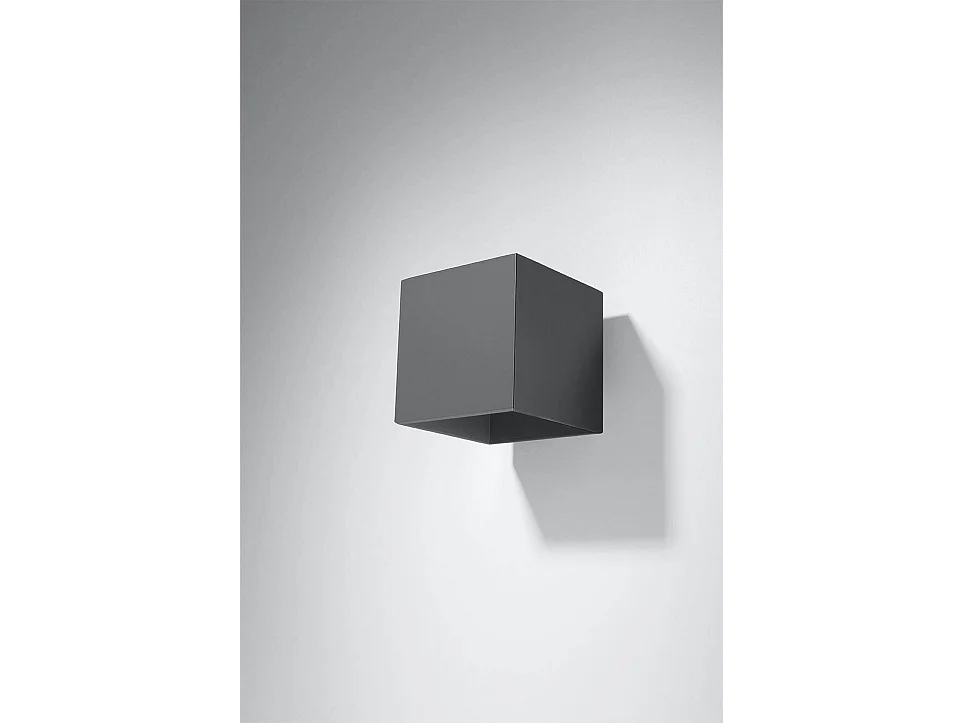 Sollux QUAD 1 Applique Murale Lumineuse Vers le Bas Anthracite