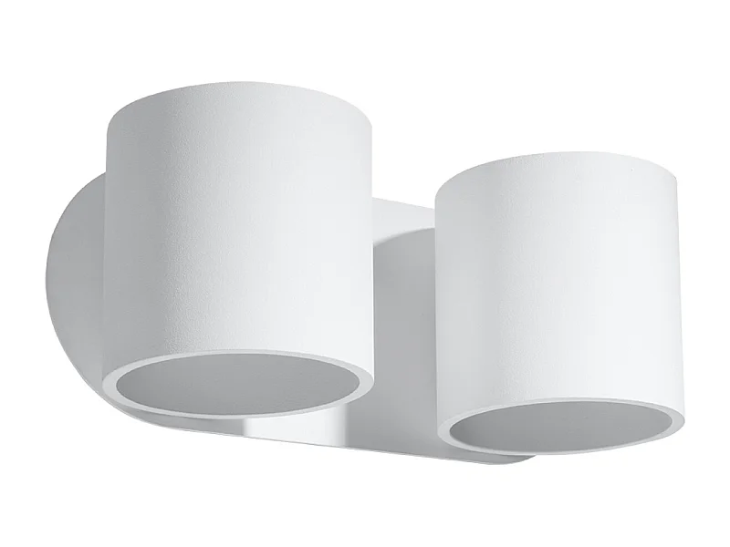 Sollux ORBIS Applique Murale Twin Round Up & Down Blanc G9