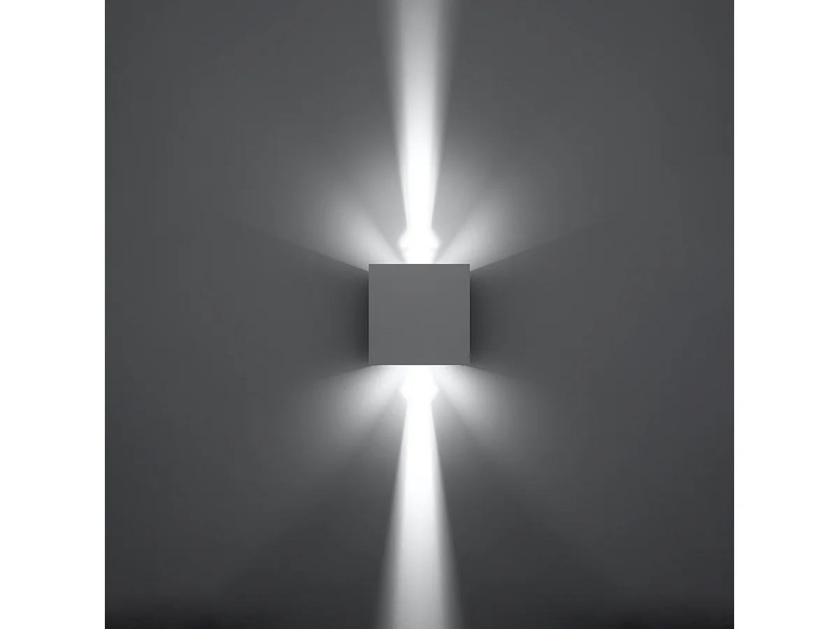 Sollux LUCA Applique murale LED 1 Light Up Down Flush Blanc