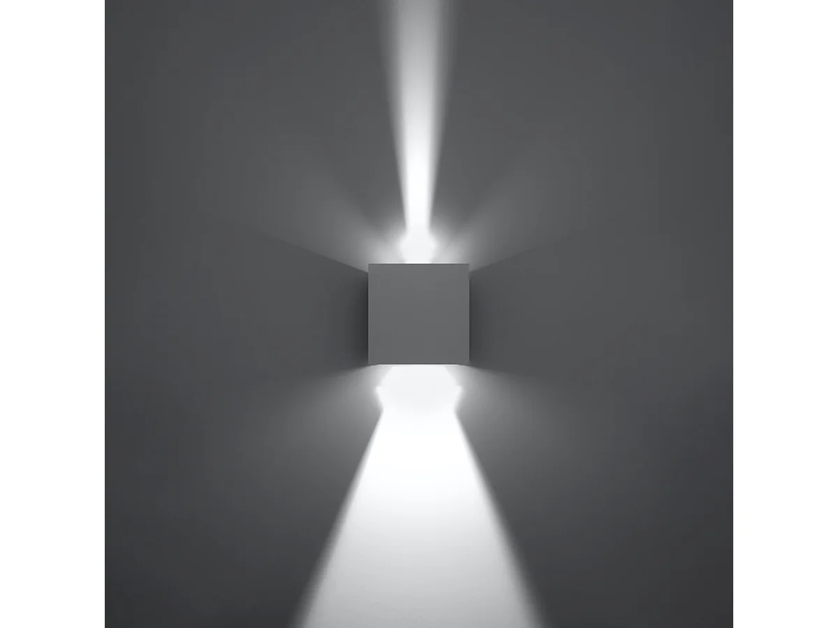 Sollux LUCA Applique murale LED 1 Light Up Down Flush Blanc