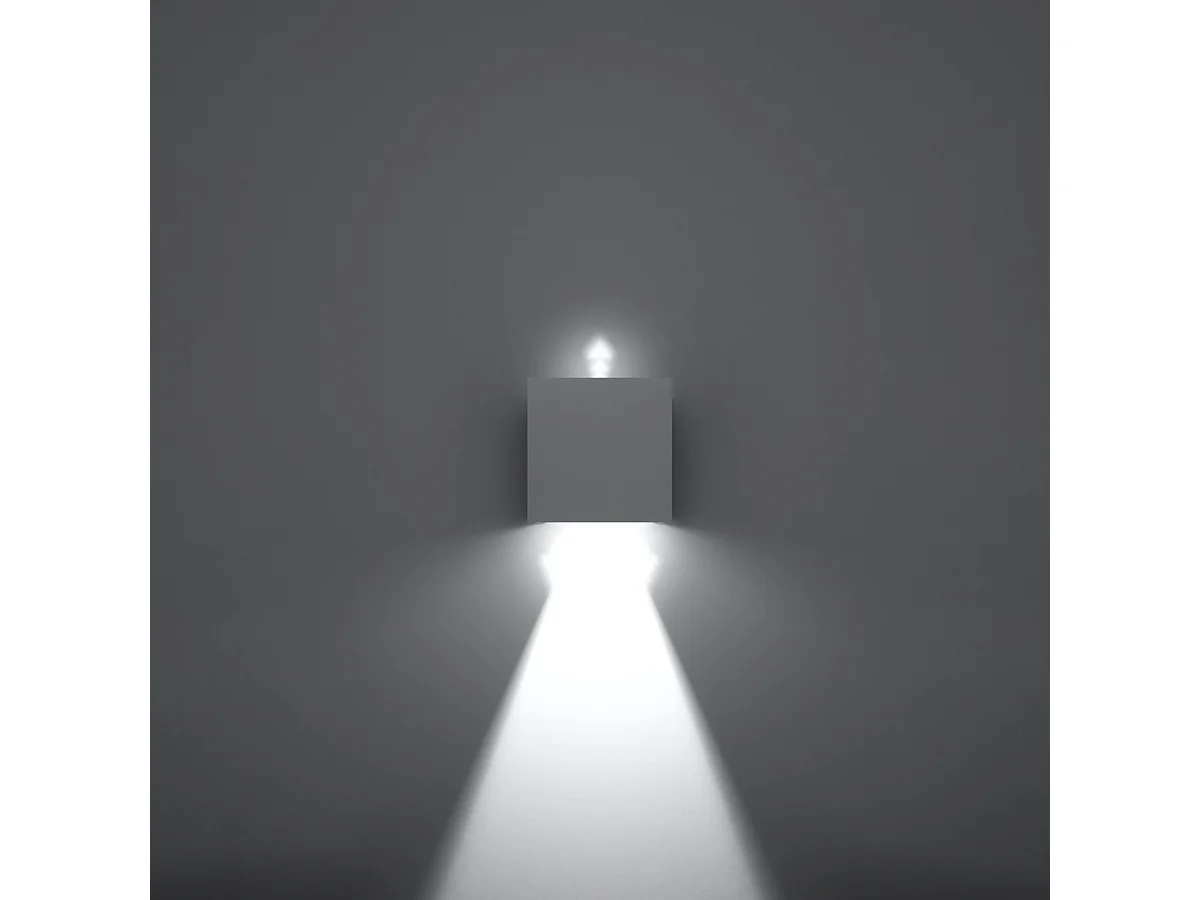 Sollux LUCA Applique murale LED 1 Light Up Down Flush Blanc