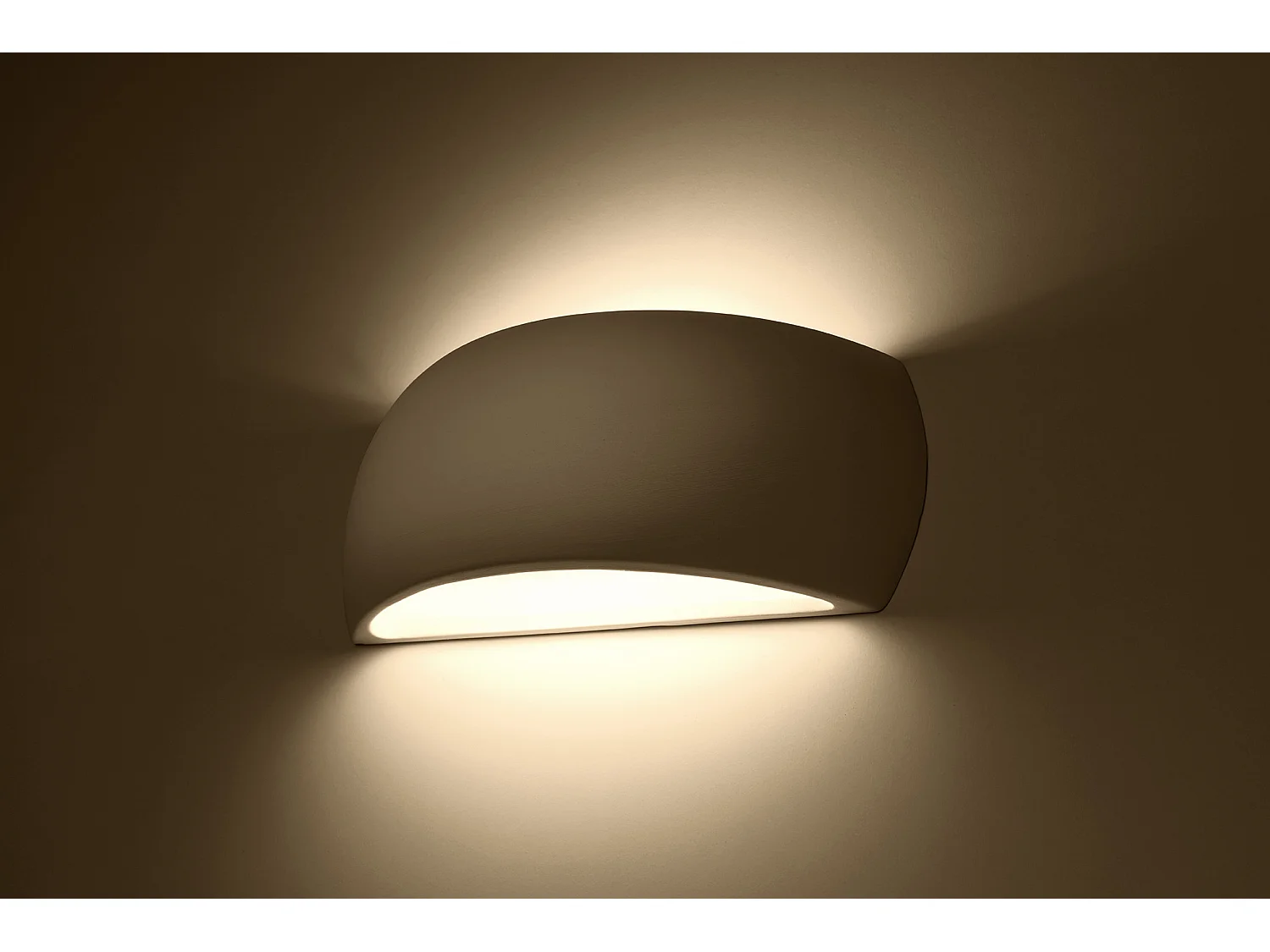 Up & Down Plaster Wall Lamp White G9 Up & Down Wandleuchte aus Gips Weiß G9