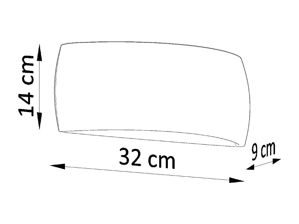Up & Down Plaster Wall Lamp White G9 Up & Down Wandleuchte aus Gips Weiß G9