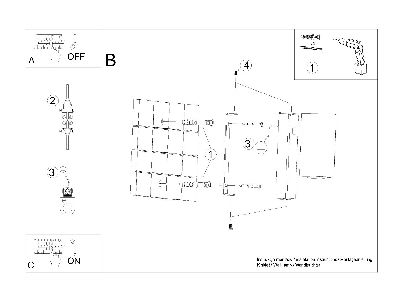 Sollux Lighting Utti Spot simple, blanc, 1x GU10