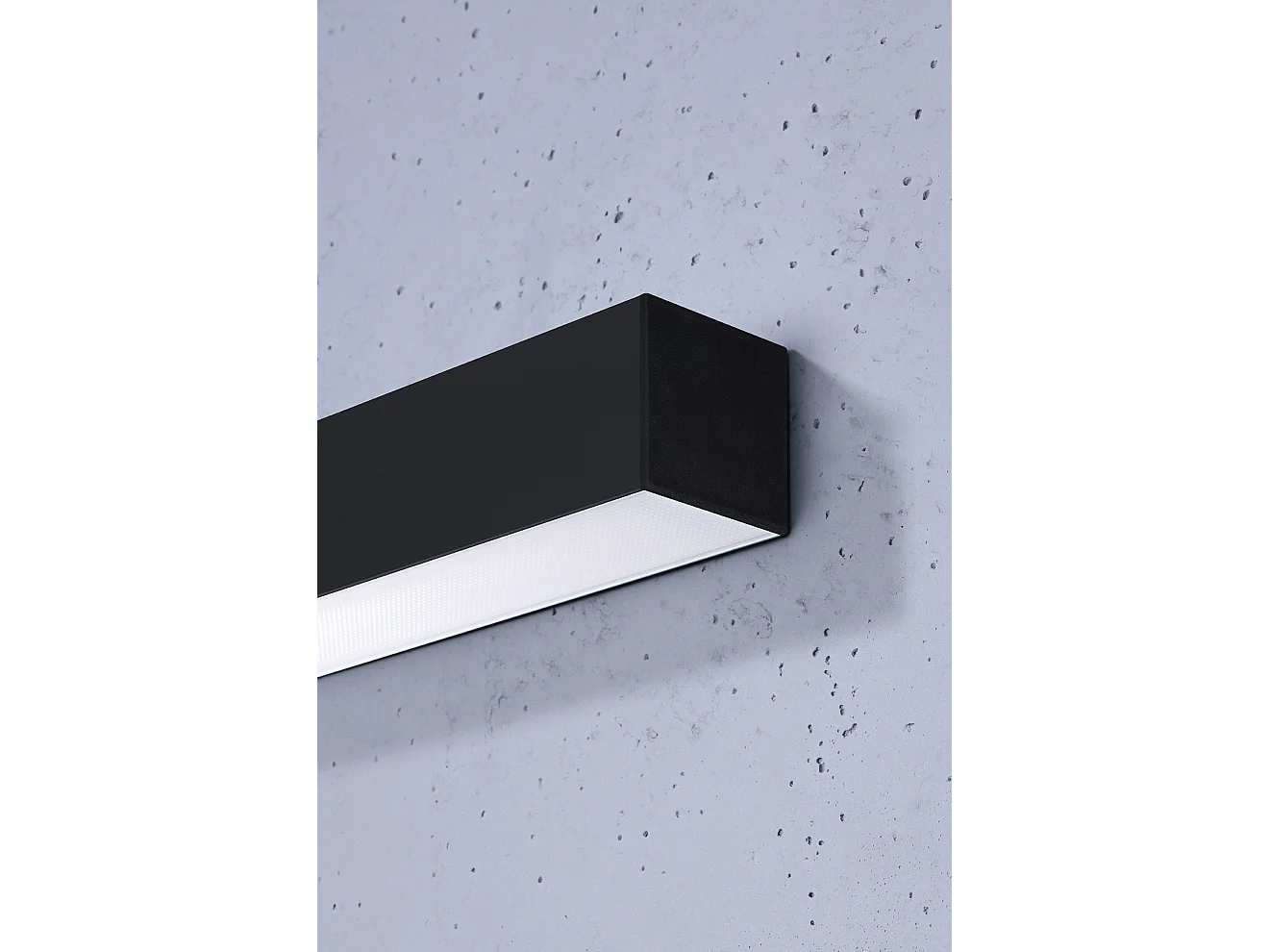 Sollux PINNE Appliques Encastrées LED Intégrées Noir 145cm 4000K