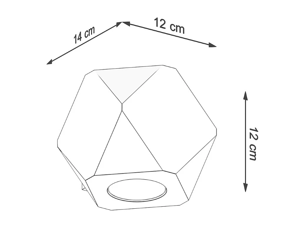 Sollux Lighting Woody Lampada da parete Up & Down, legno naturale, 1x G9