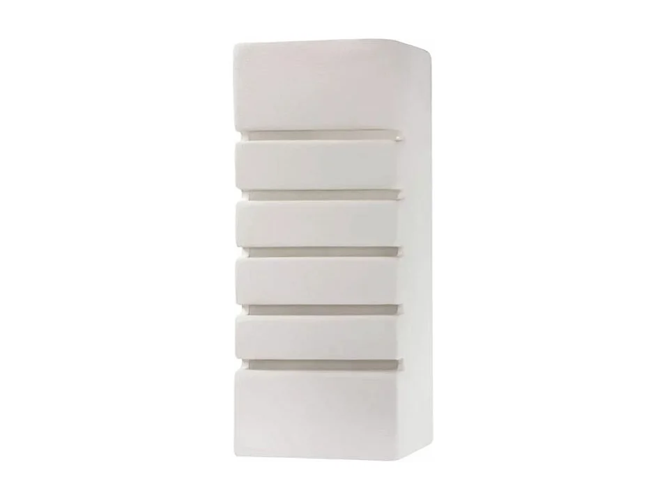 Sollux Applique murale à 1 ampoule en céramique blanche, E27