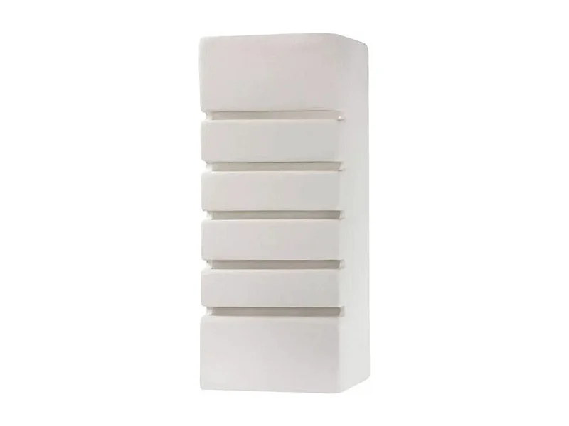 Sollux Applique murale à 1 ampoule en céramique blanche, E27