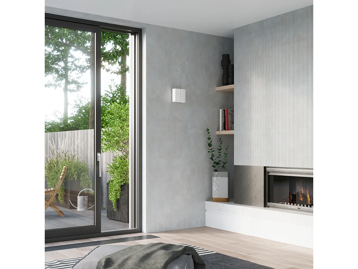 Sollux Applique murale à 2 ampoules, blanc, G9