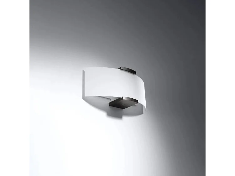 Sollux EMILIO - 2 Licht Wandleuchte Weiß, Wenge, E14