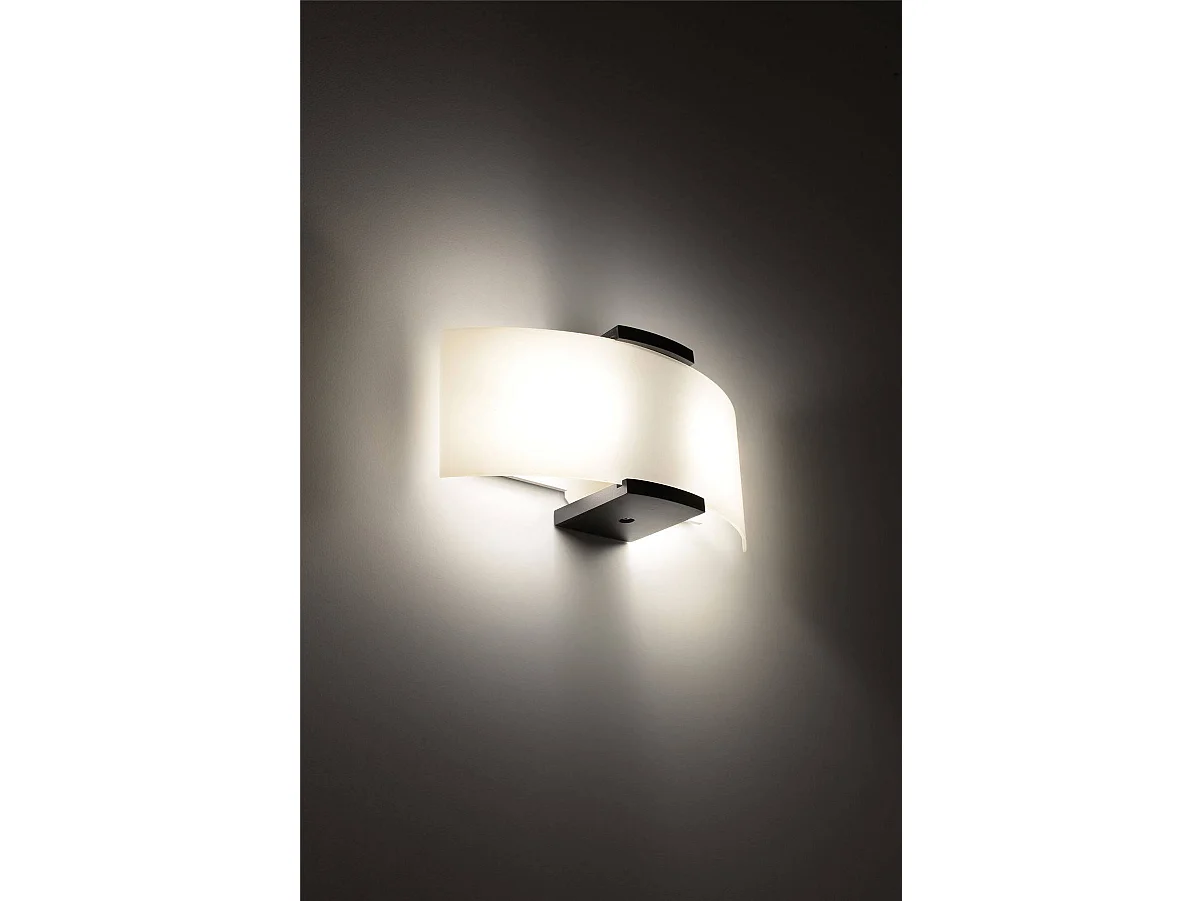 Kinkiet EMILIO biały/wenge