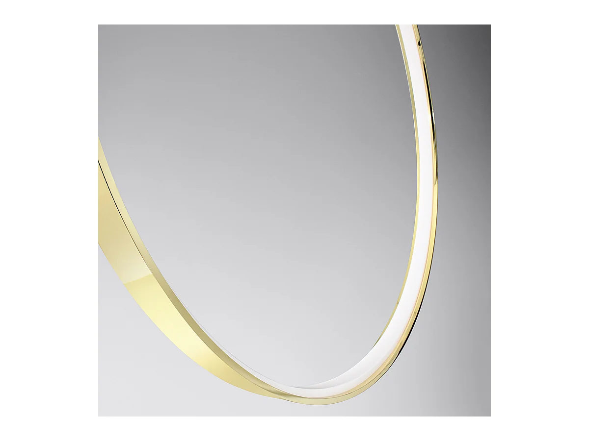 Hanglampen Rio Modern Van  - 1 Lichtbronnen - L.78 X H.150 Cm - Gouden