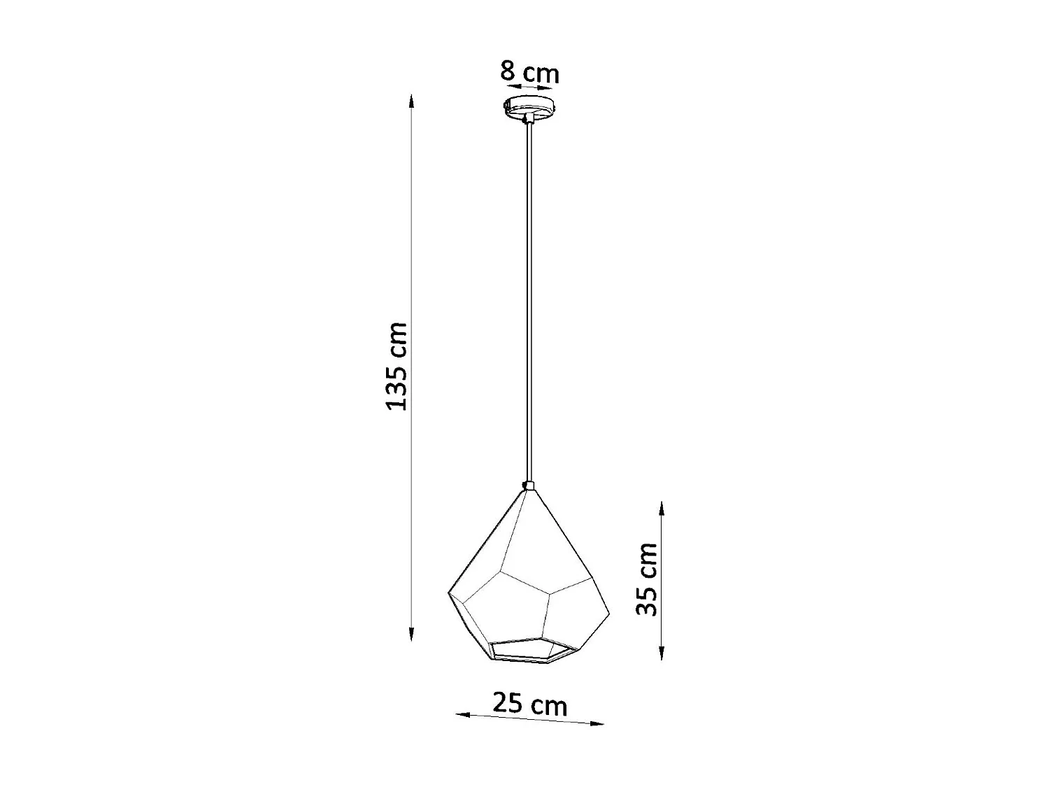 Sollux PAVLUS Suspension Céramique Blanche E27