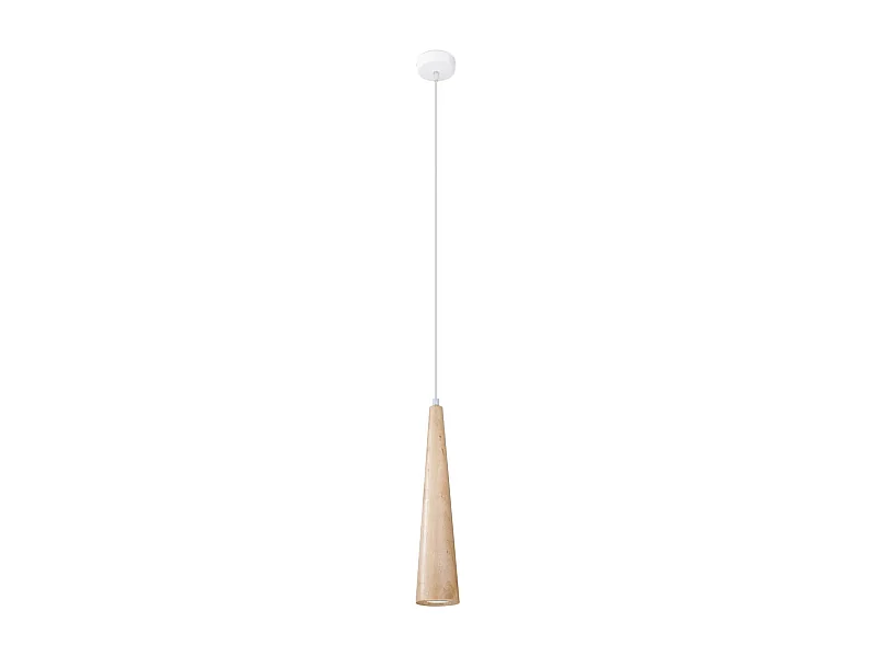 Sollux Sula Plafonnier Slim Pendant Bois Naturel