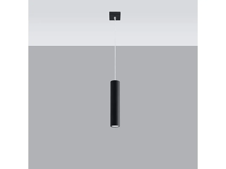 Sollux LAGOS Plafonnier à 1 ampoule noir, GU10